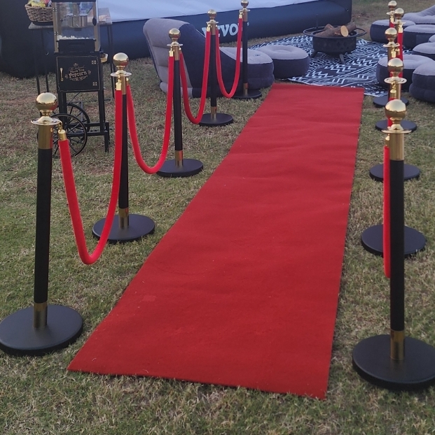 Stanchions and Carpet