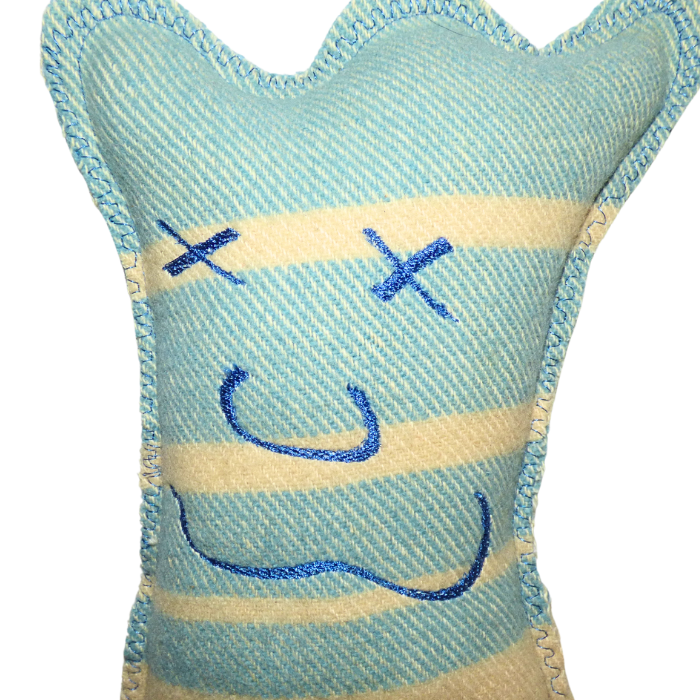 Cuddle Monster blue stripe Large