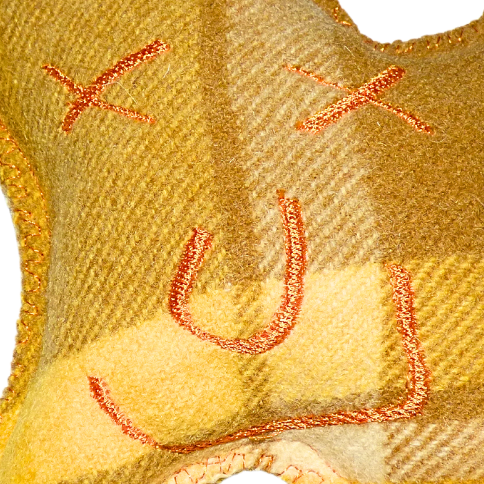 Cuddle Monster, orange stripe medium 