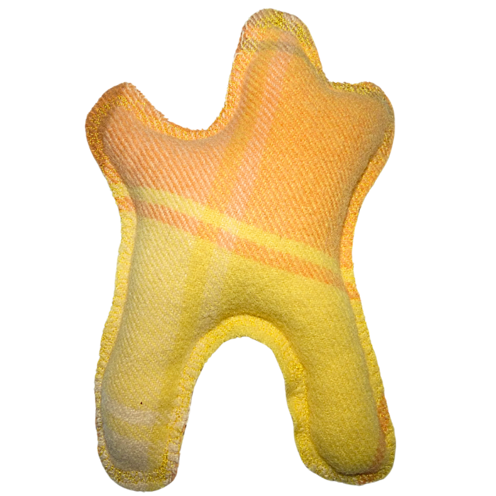 Cuddle Monster, orange stripe medium 