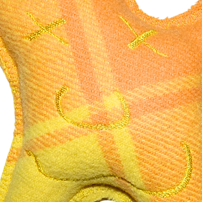 Cuddle Monster, orange stripe medium 