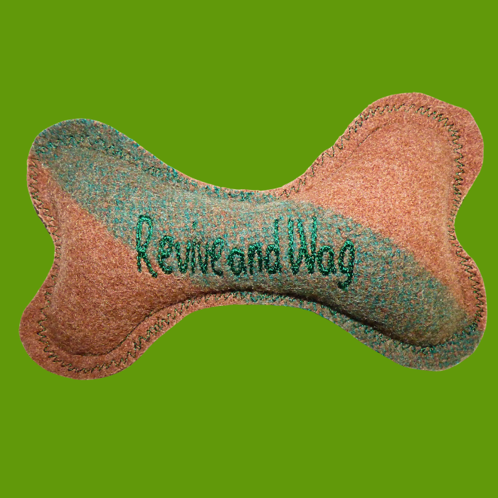 Dog Bone, small green stripe