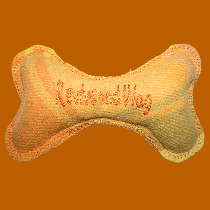 Dog Bone, small orange