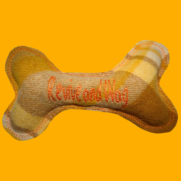 Dog Bone, Medium orange
