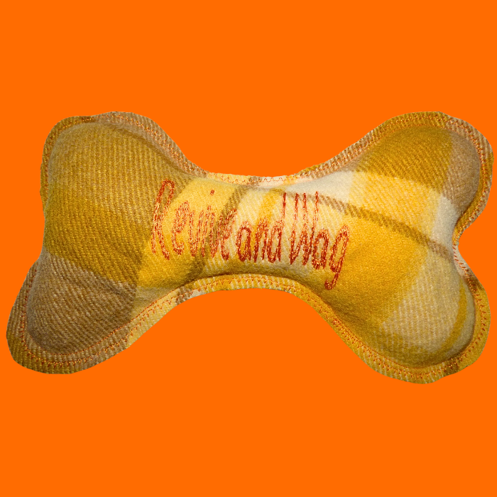 Dog Bone, Large orange