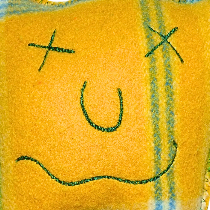 Cuddle Monster yellow & green with Large