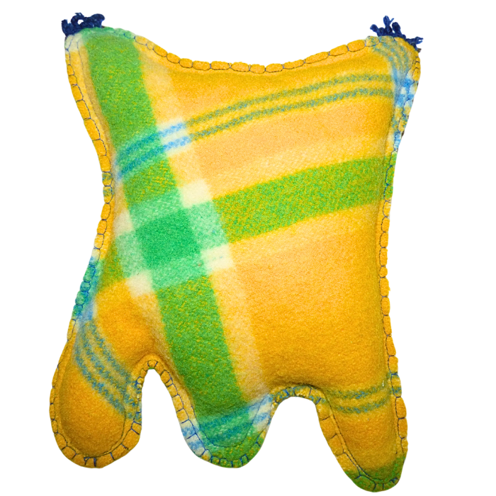 Cuddle Monster yellow, green & blue Large 