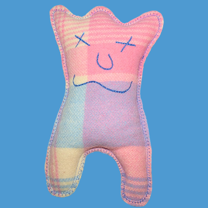 Cuddle Monster pink & blue Large 