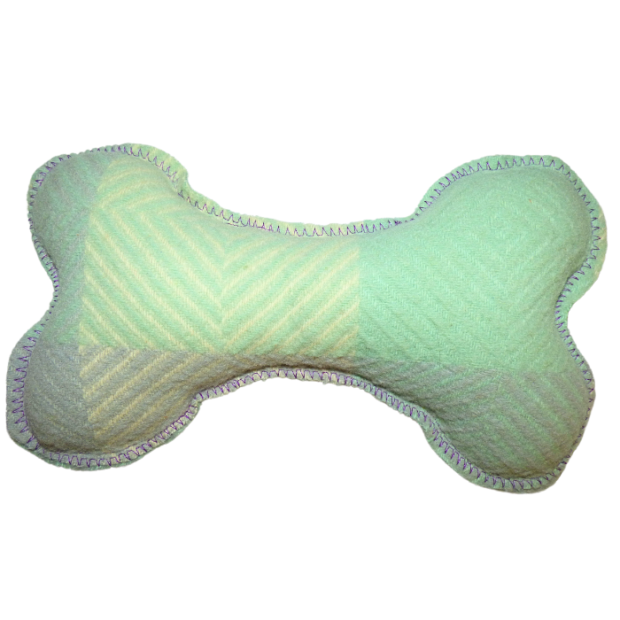 Dog Bone, Large purple & green