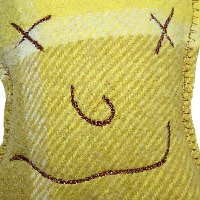 Cuddle Monster, small yellow & brown