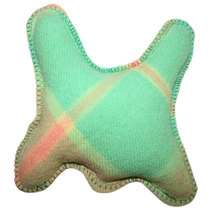 Cuddle Monster, small  pink & green 