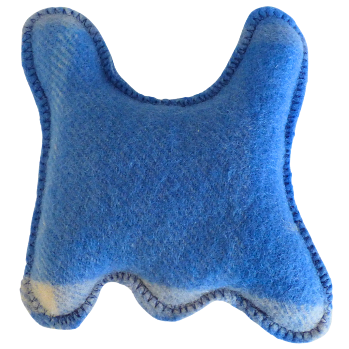 Cuddle Monster, small blue & cream