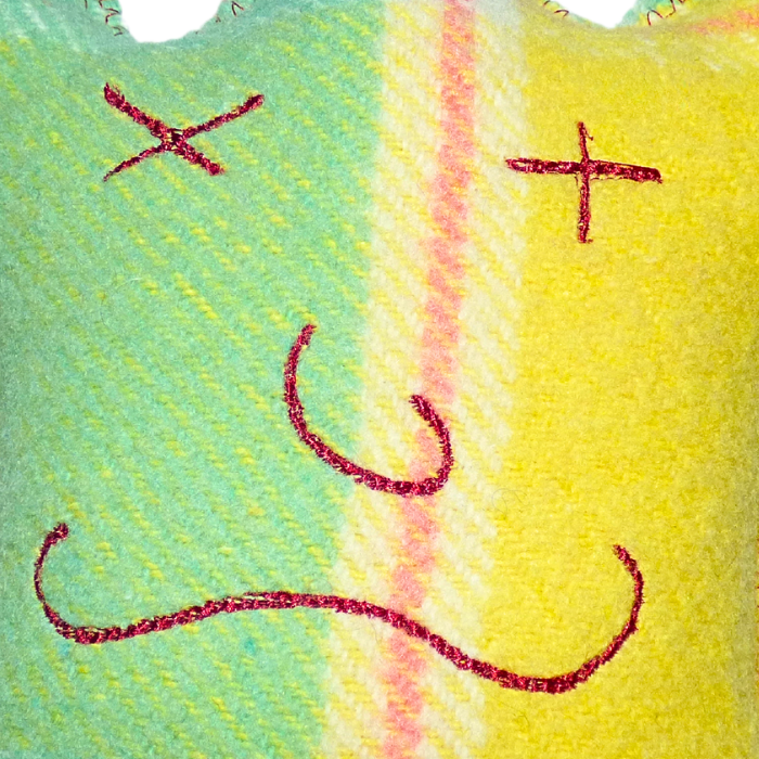Cuddle Monster pink, green & yellow Large 