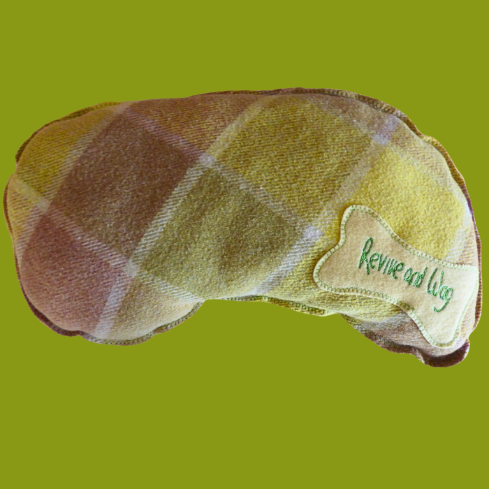 Pooch Pillow yellow, green & brown
