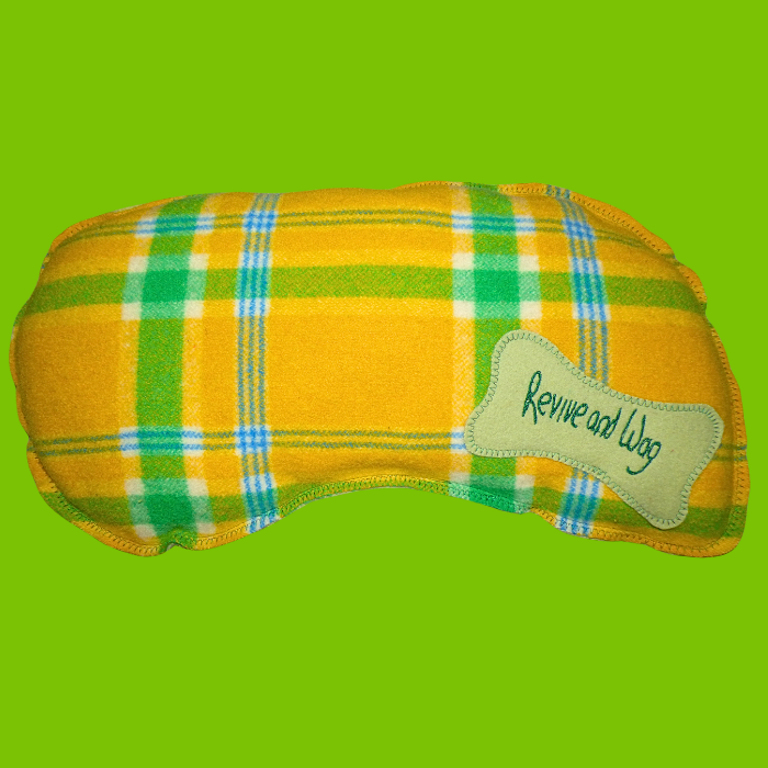 Pooch Pillow green & yellow