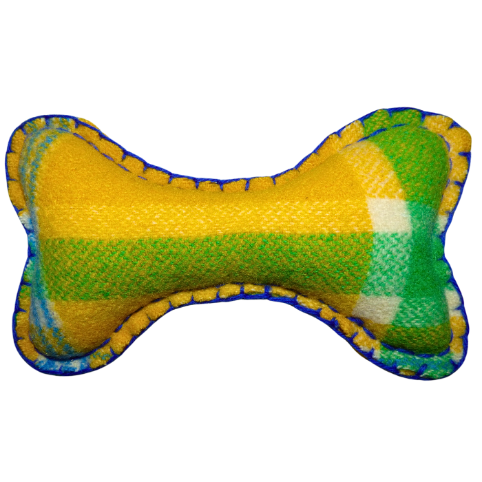 Bright medium yellow Dog Bone wool 