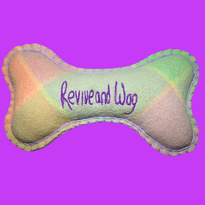 Fabulous large multi-coloured Dog Bone wool