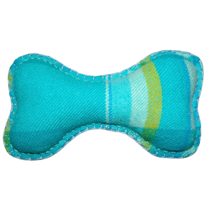 Very cool large blue Dog Bone wool
