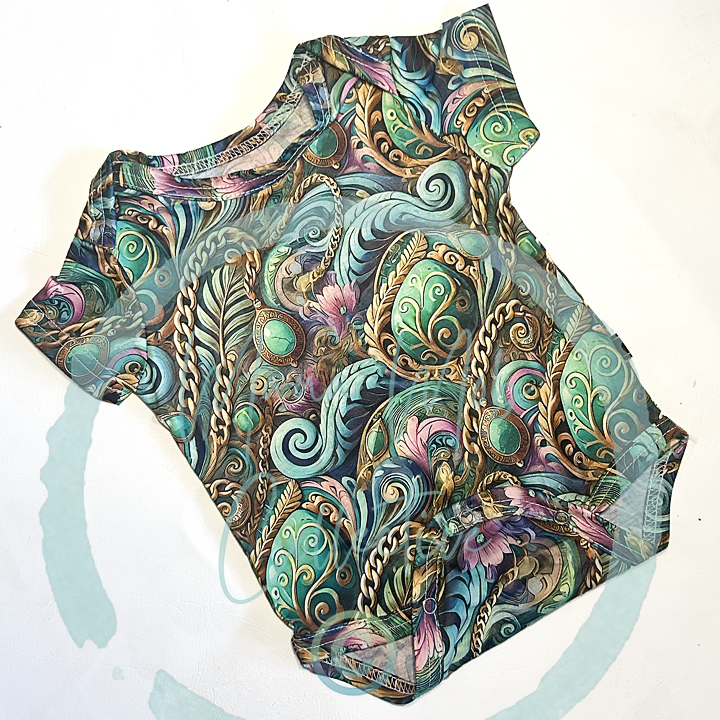 Pounamu Luxe baby onesie