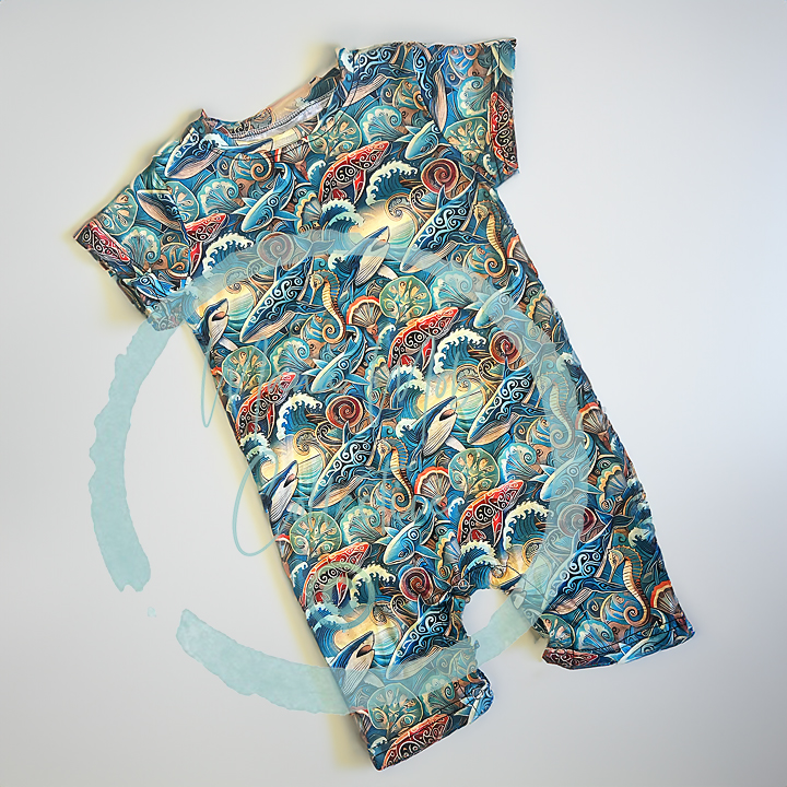 Te Ika Roa Baby romper
