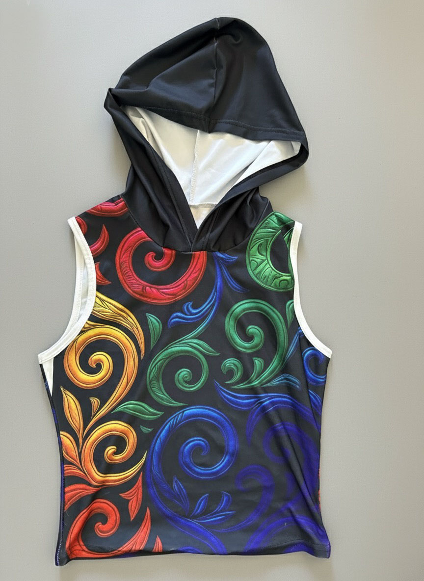 The Te Whenua Spectrum Hoodie Tee