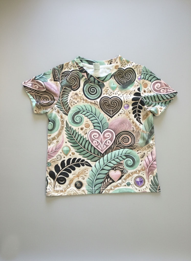 Ngākau Aroha Tee (Heart of Love)