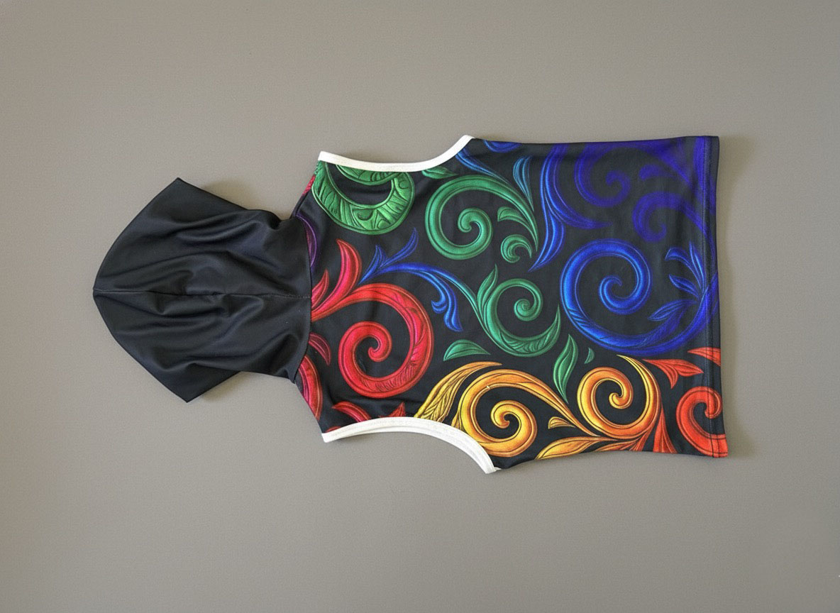 The Te Whenua Spectrum Hoodie Tee 