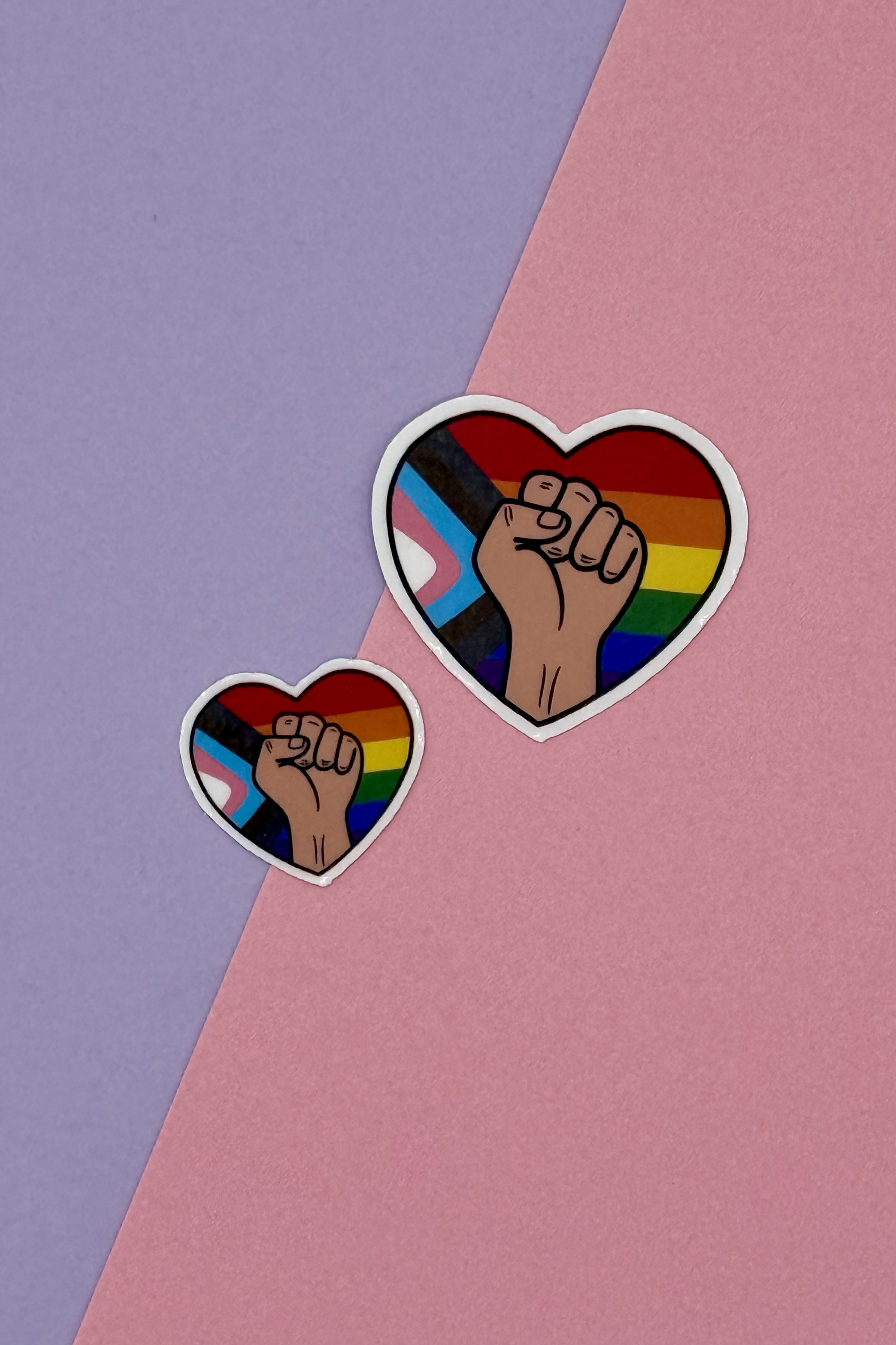 LGBTQ+ Power Fist Sticker