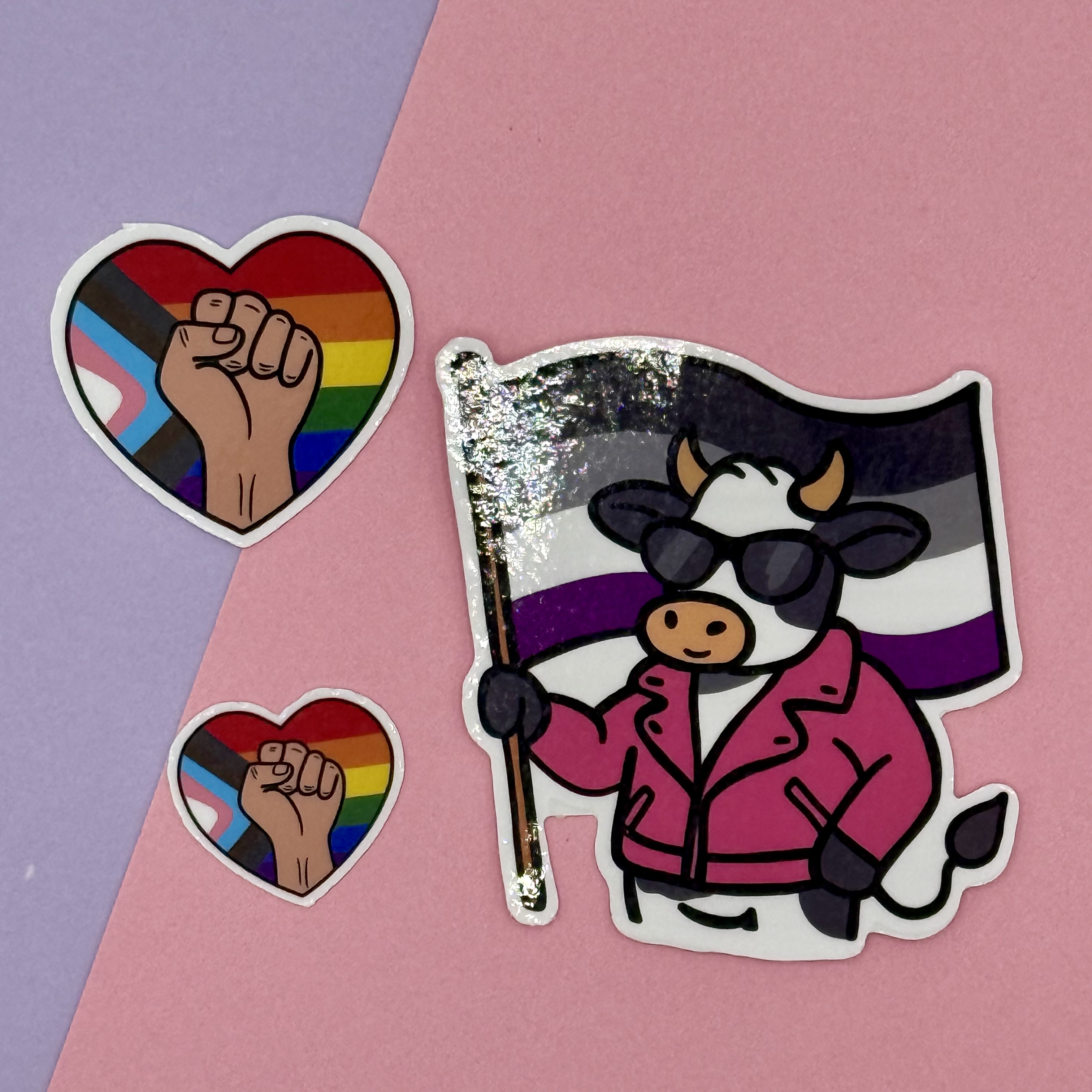 Asexual Pride Cow