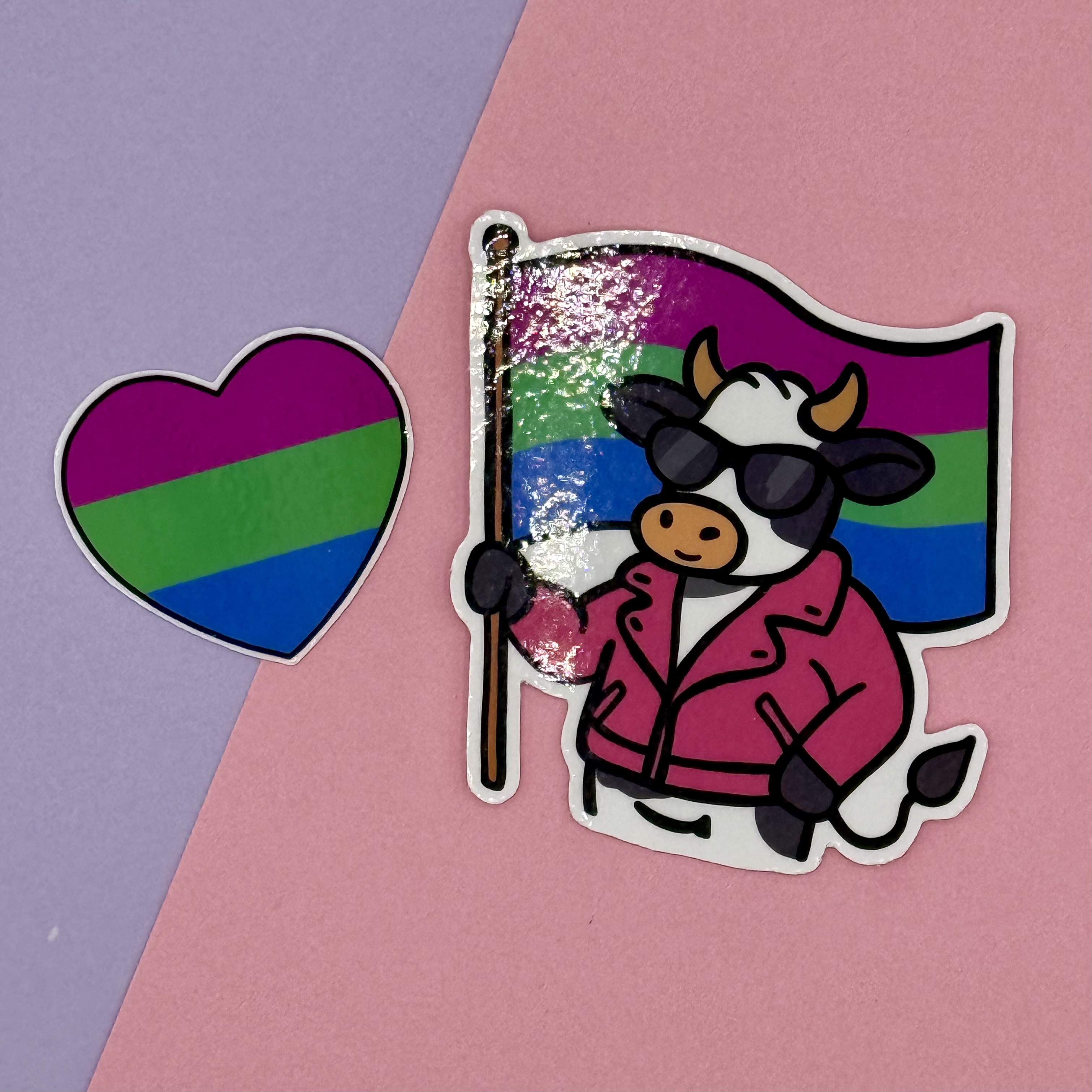 Polysexual Pride Cow