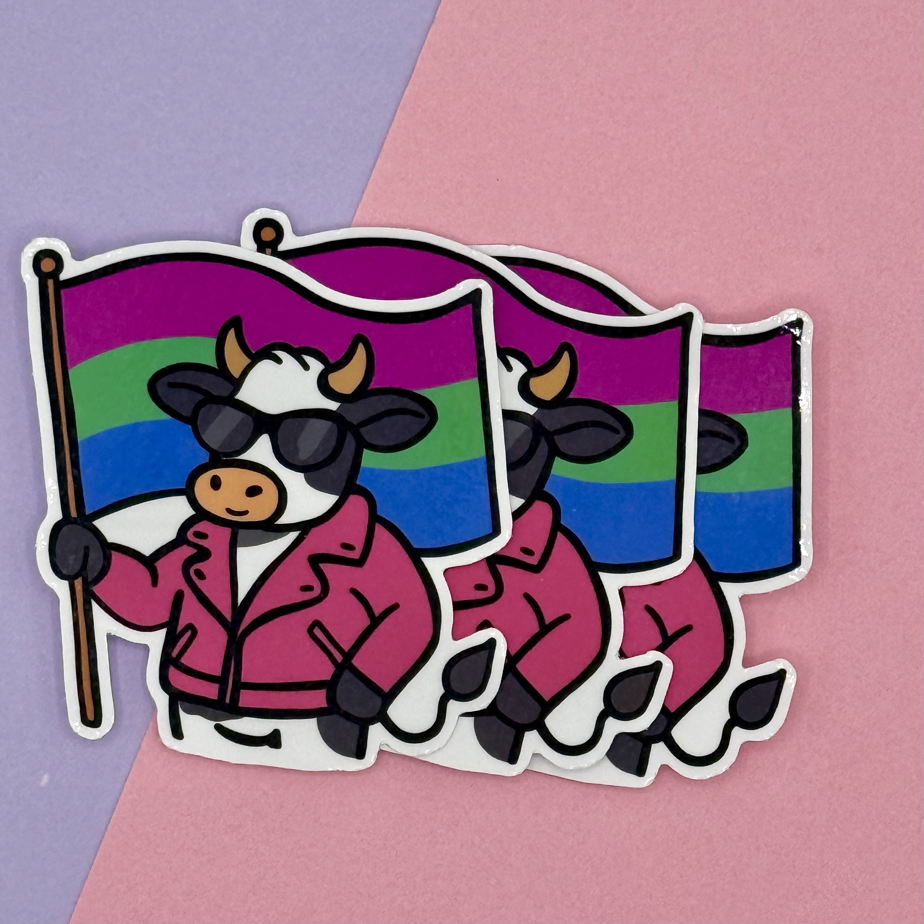 Polysexual Pride Cow