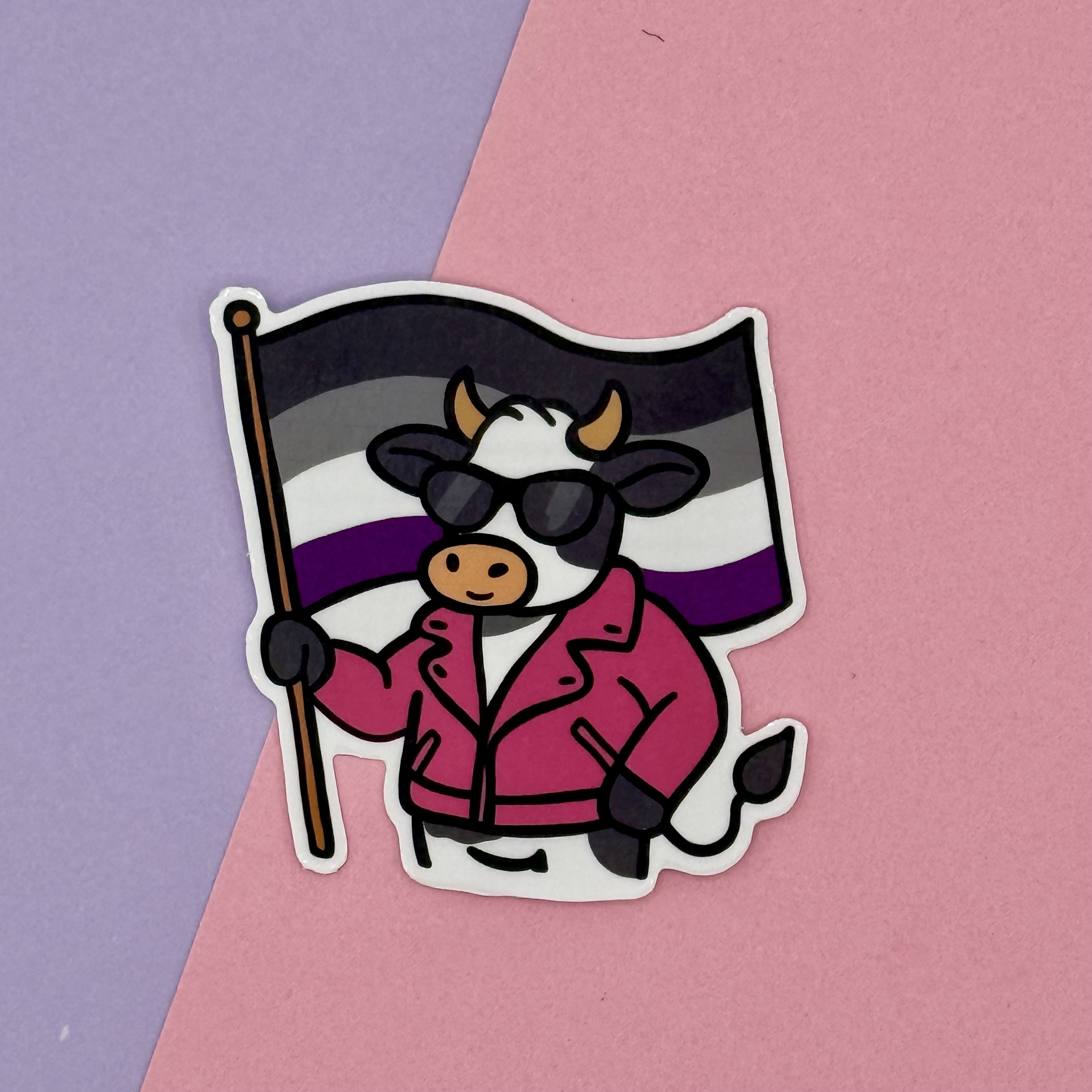 Asexual Pride Cow