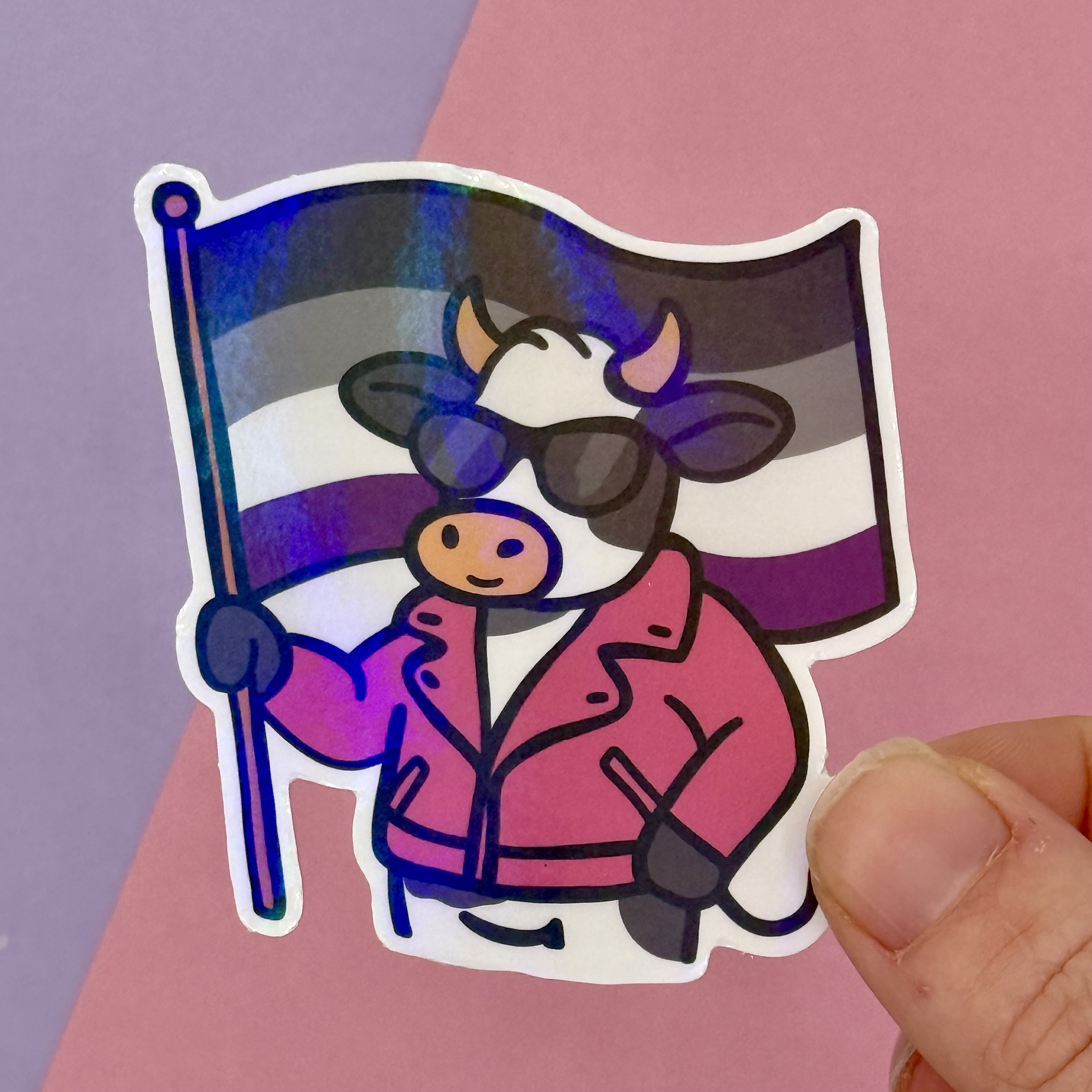 Asexual Pride Cow