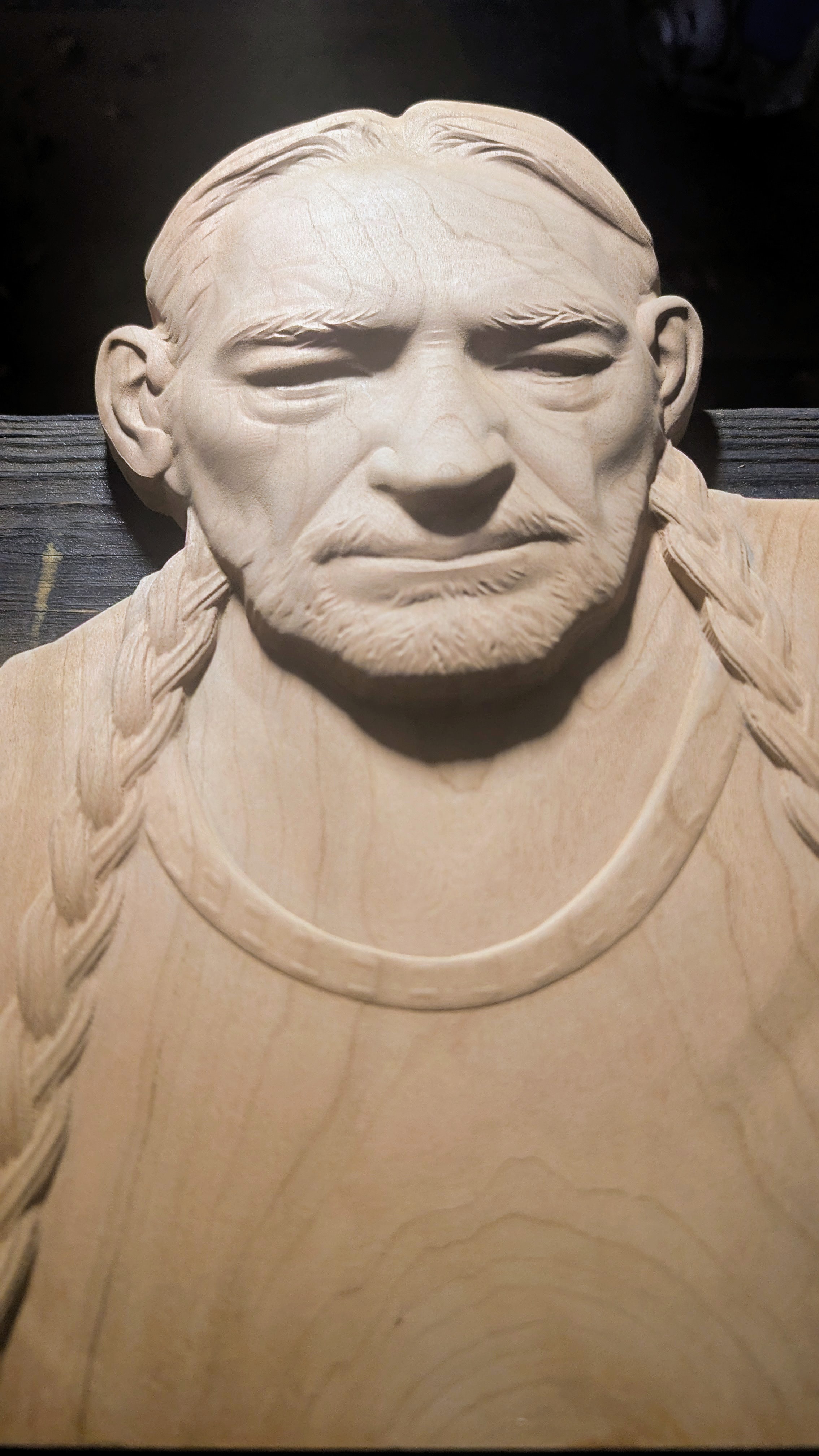 Willie Nelson 3d Portrait