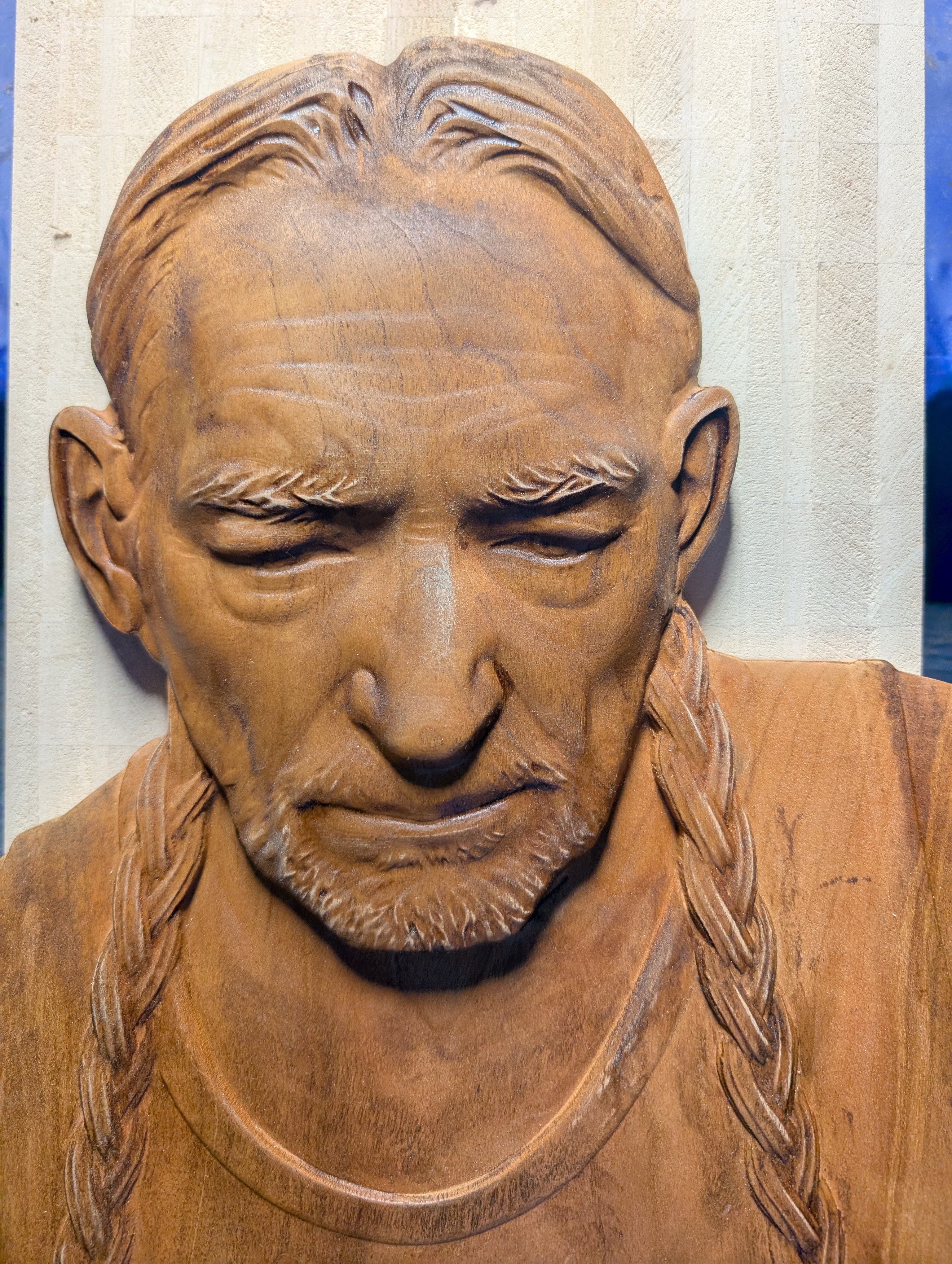 Willie Nelson 3d Portrait