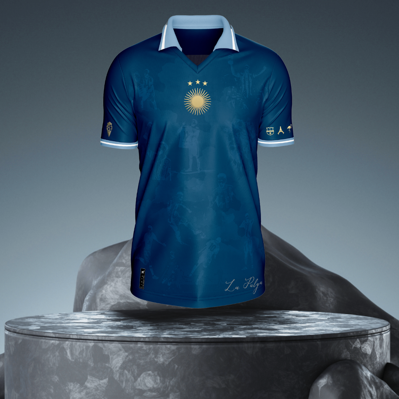 La Pulga - Azul Marino