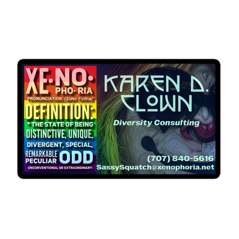 Karen's Card: The Sticker