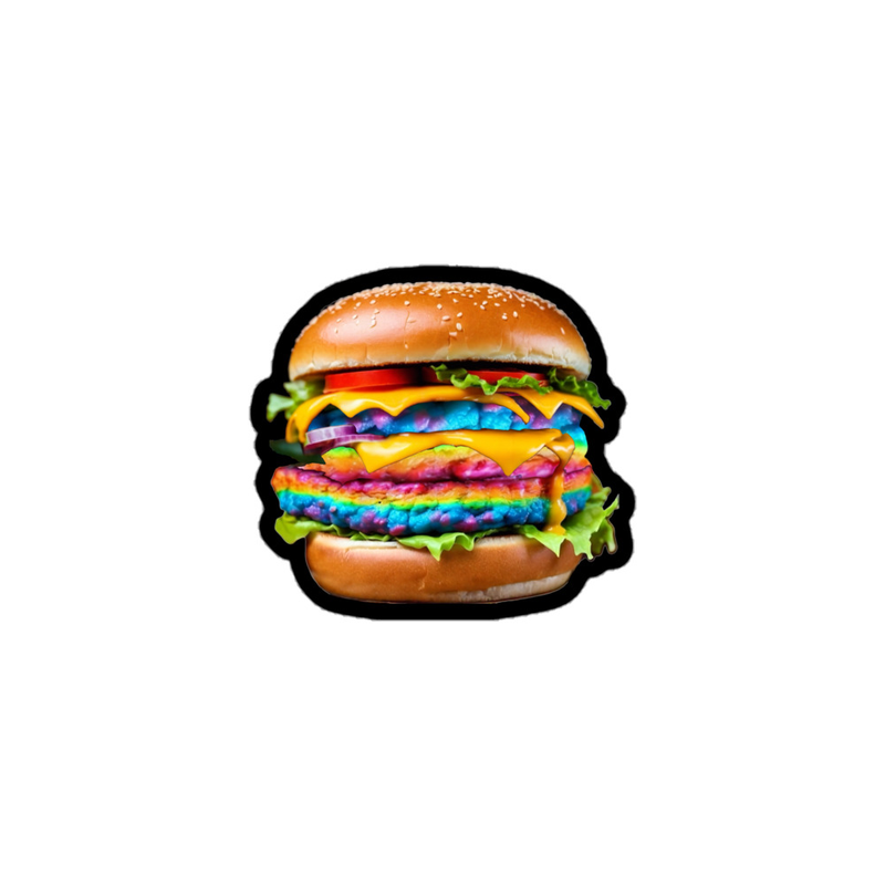 Unicorn Burger: The Sticker