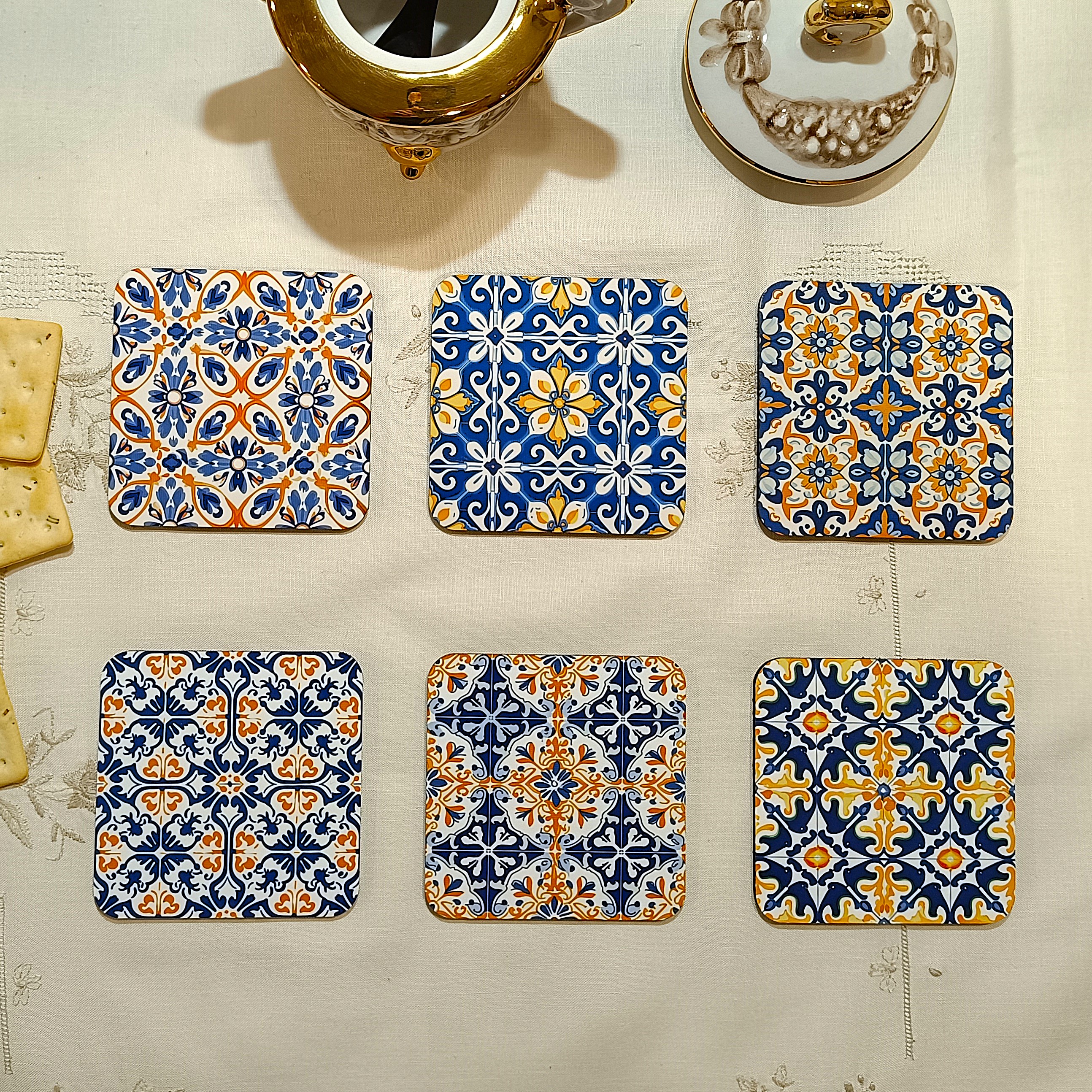 Portuguese Colorful Coasters