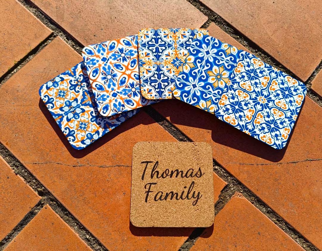Portuguese Colorful Coasters