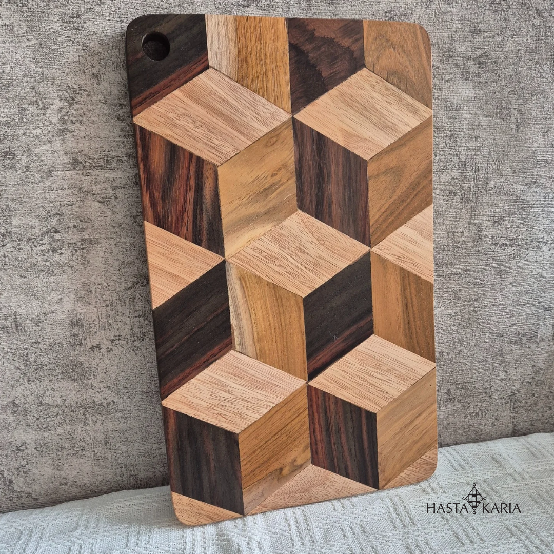 Edge Grain Diamond Charcuterie Board