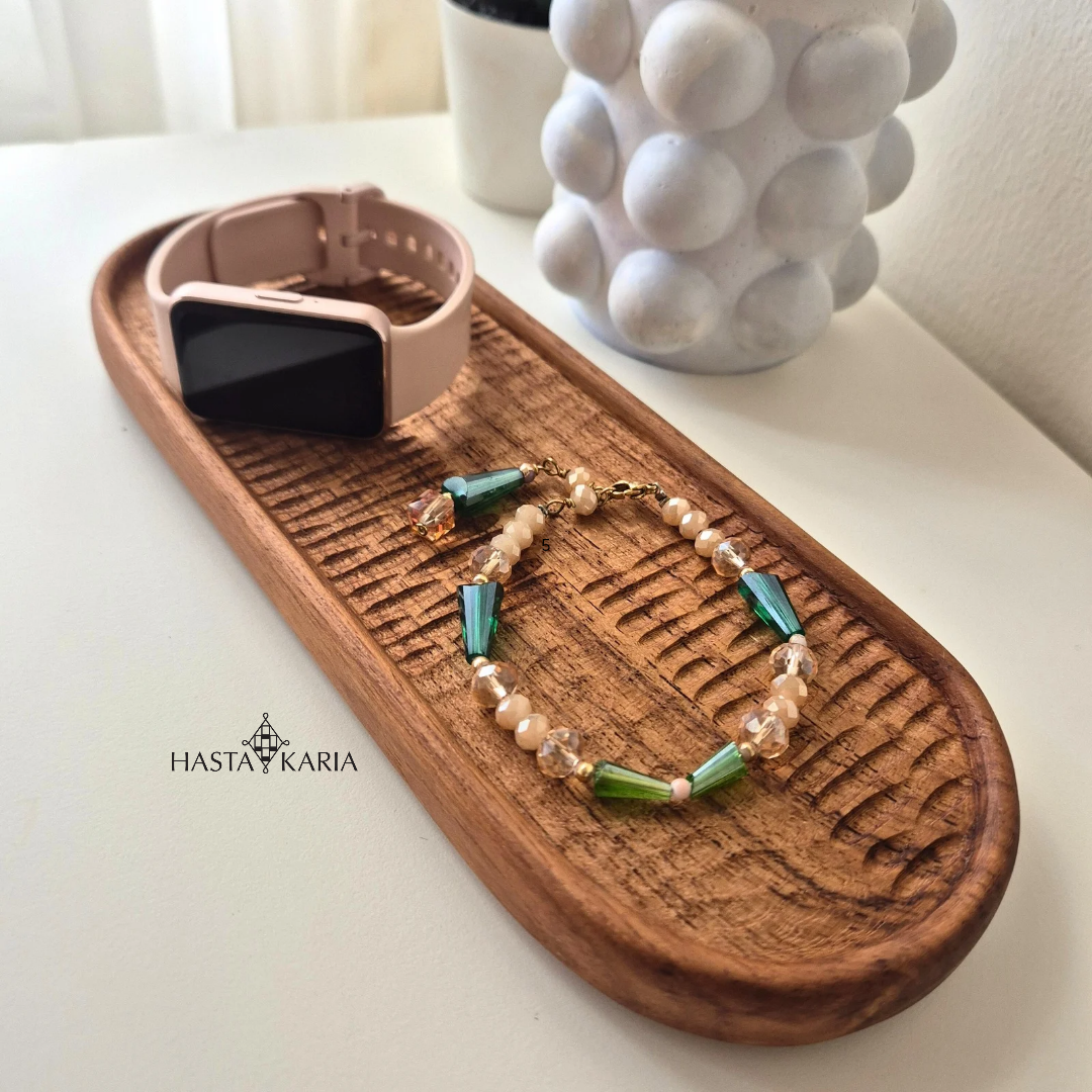 Handcrafted Wooden Jewelry Tray