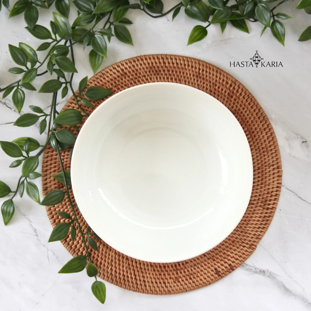Handwoven Round Placemat