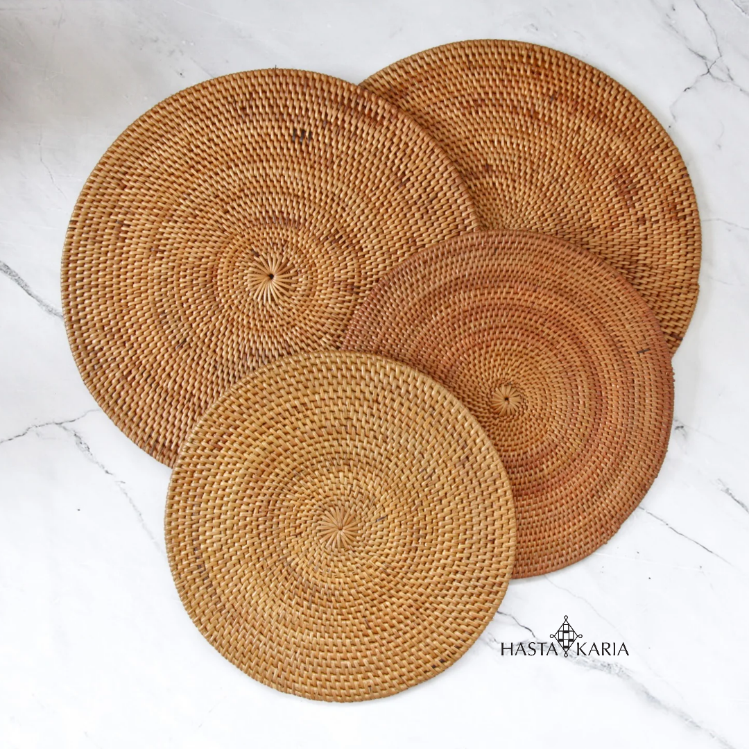 Handwoven Round Placemat
