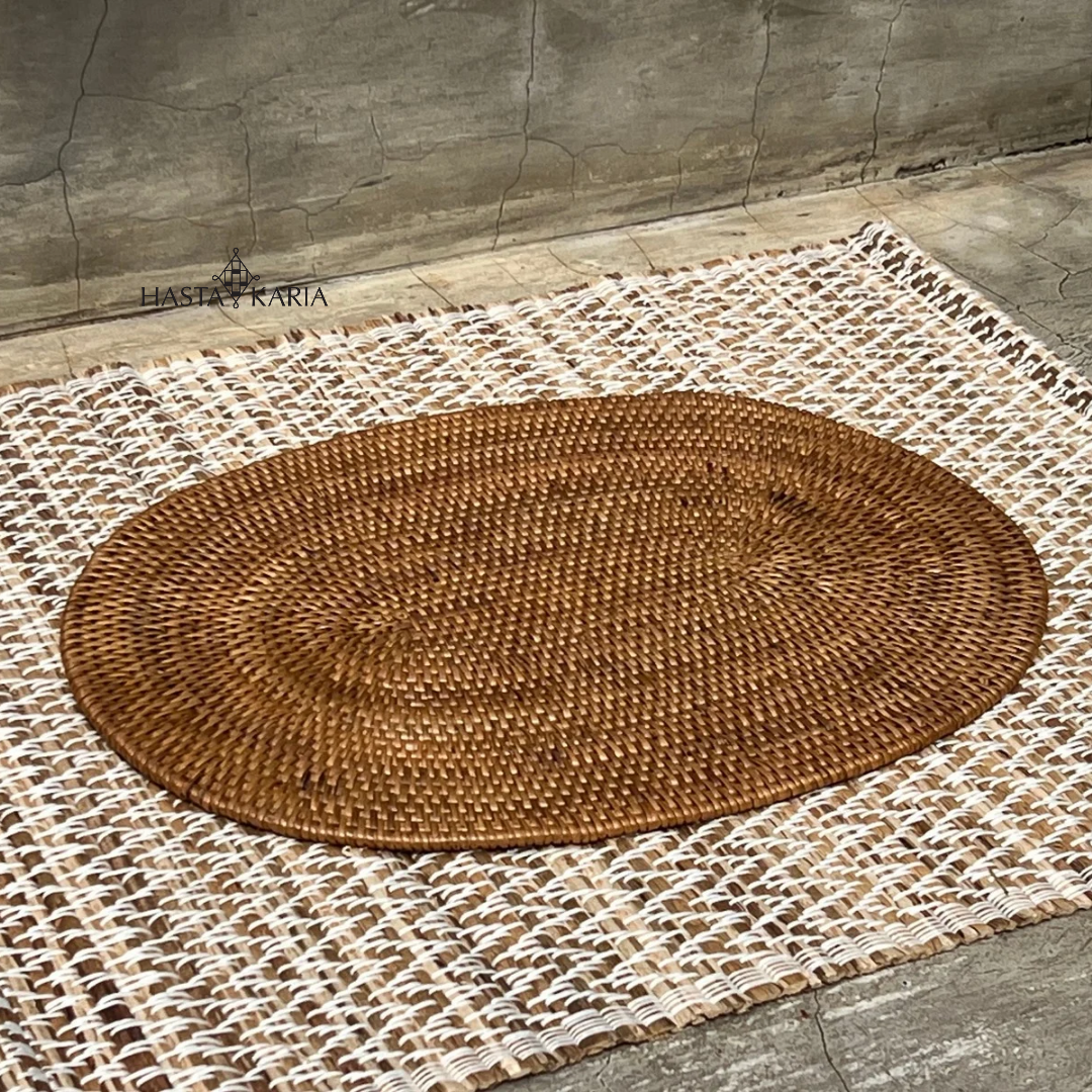 Handwoven Oval Placemat