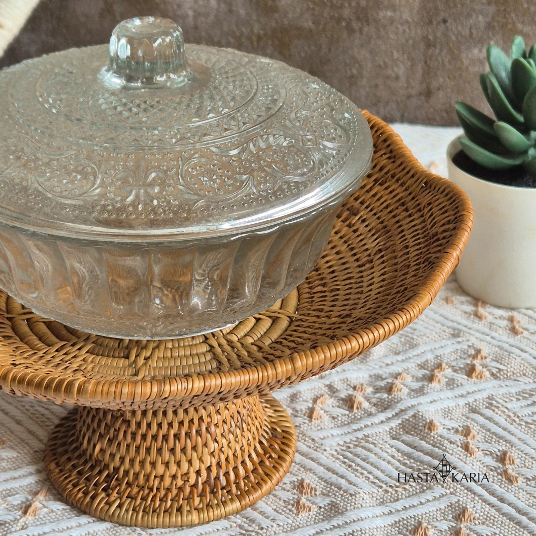 Handwoven Atta Standing Tray