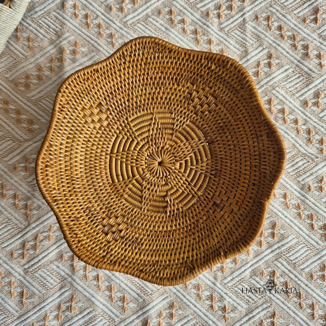 Handwoven Atta Standing Tray