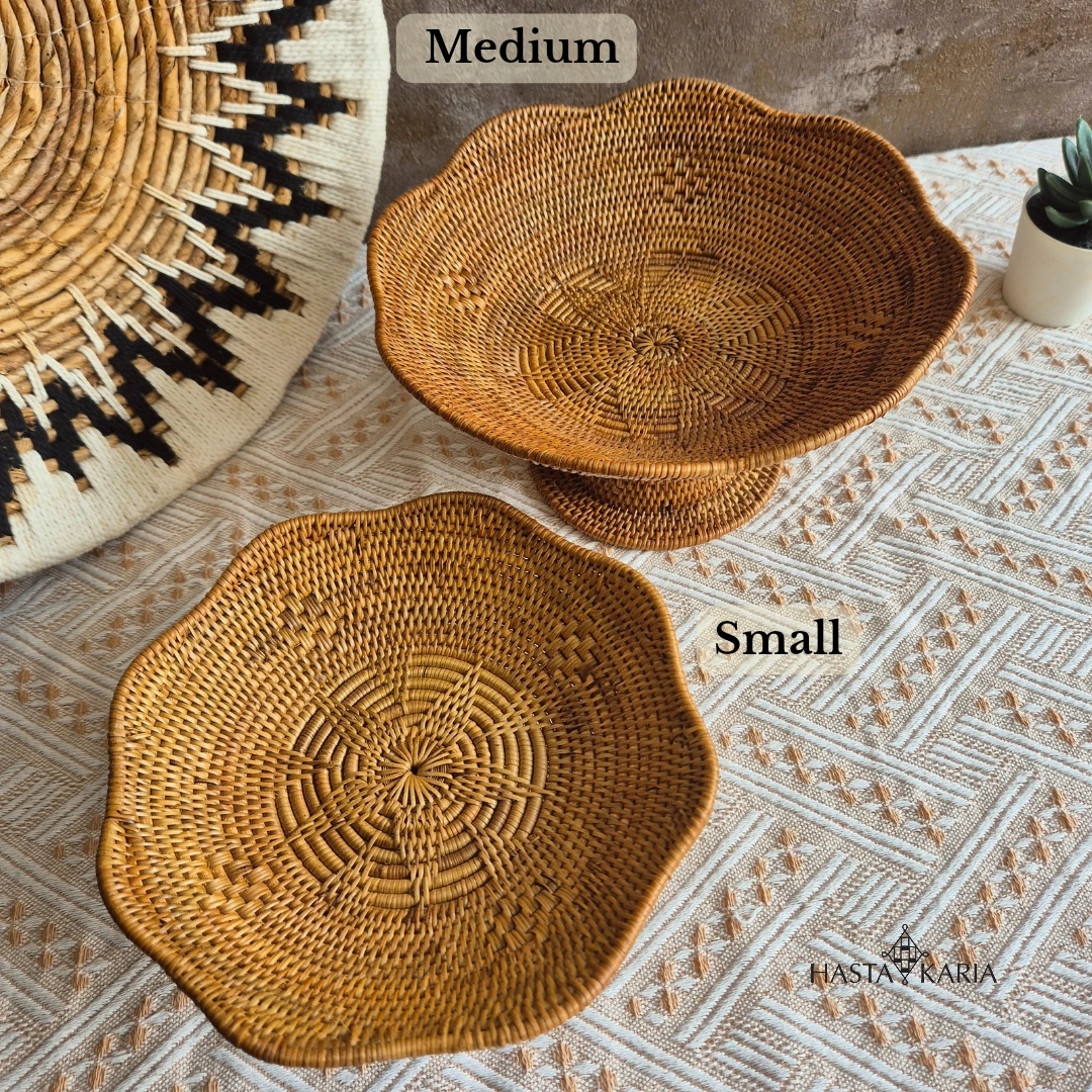 Handwoven Atta Standing Tray