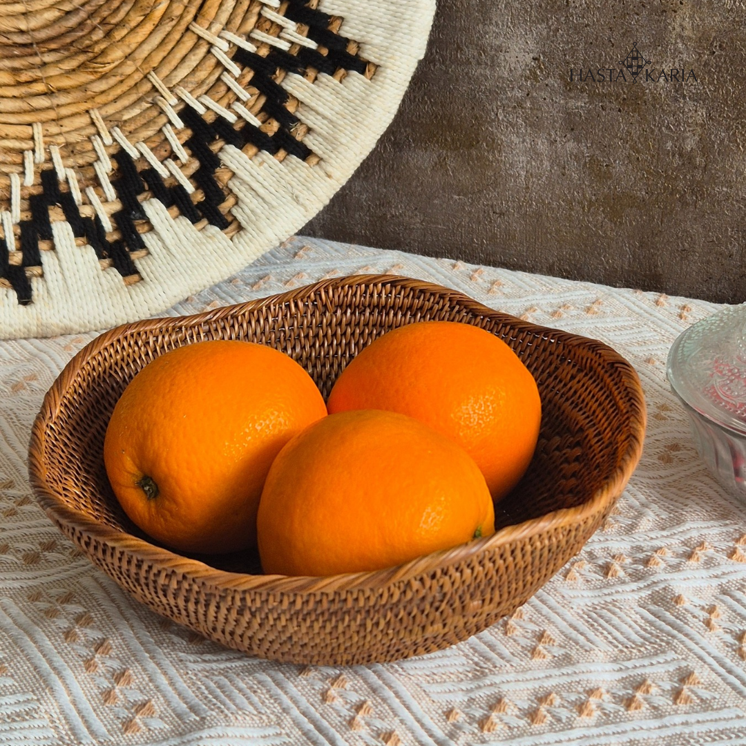 Handwoven Round Atta Bowl