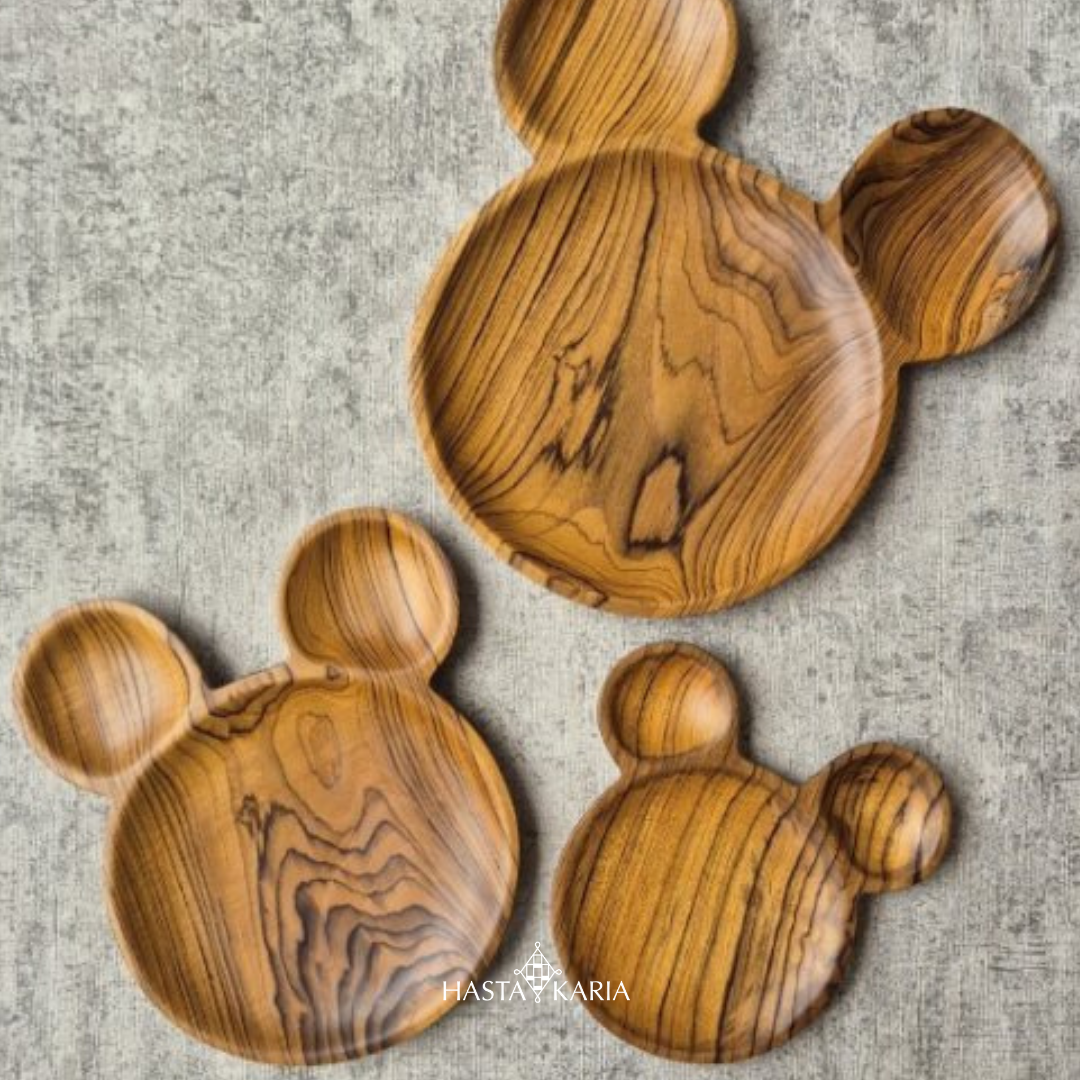 Characters Wooden Dining Plate